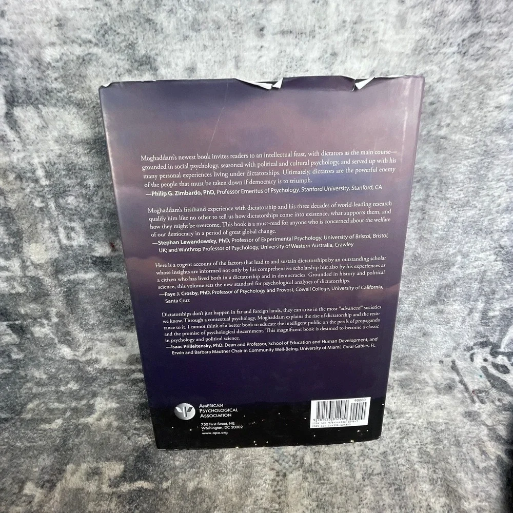 The‎ Psychology of Dictatorship Fathali Moghaddam APA Springboard Model Book